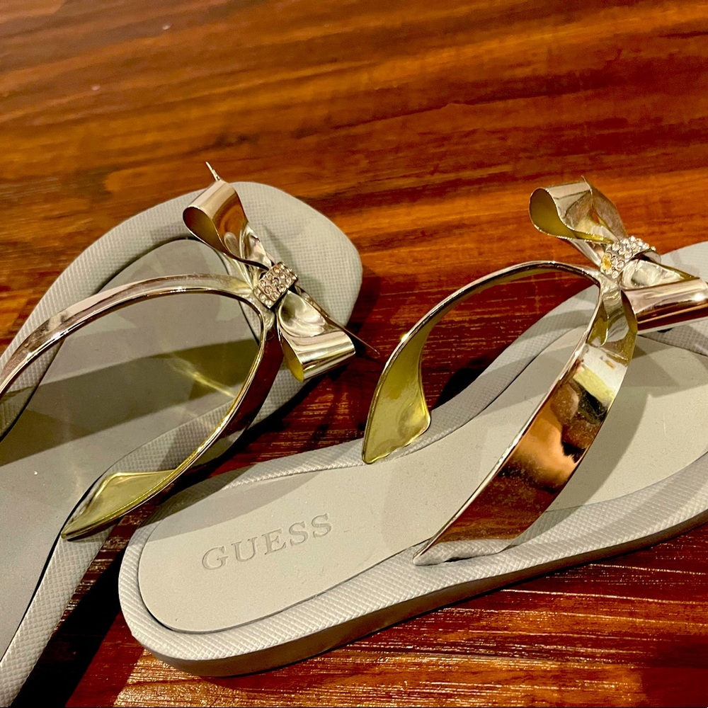 Silver sandals